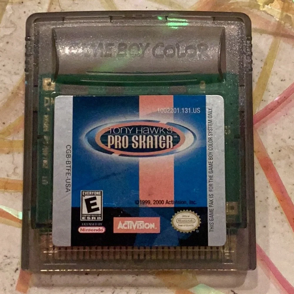 Tony Hawk’s Pro Skater Gameboy Color Game Nintendo Game Boy Authentic Tested